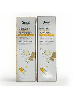Sweet Chef ginger and vitamin C Powershot Polishing Mask - Set Of 2